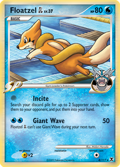 Floatzel 4/111 Pokémon card from Rising Rivals for sale at best price