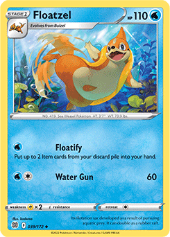 Floatzel 039/172 Pokémon card from Brilliant Stars for sale at best price