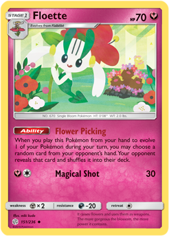 Floette 151/236 Pokémon card from Cosmic Eclipse for sale at best price