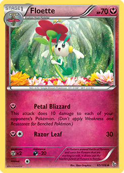 Floette 65/106 Pokémon card from Flashfire for sale at best price