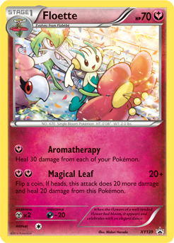 Promo Pokémon card Floette XY139 from XY Promos expansion