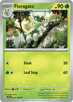 Floragato 014/198 Pokémon card from Scarlet & Violet for sale at best price