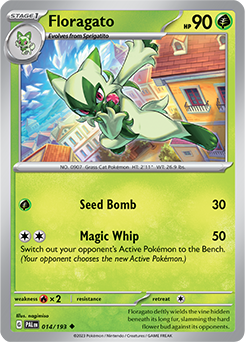Floragato 014/193 Pokémon card from Paldea Evolved for sale at best price