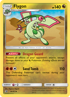 Flygon 39/70 Pokémon card from Dragon Majesty for sale at best price