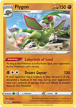 Flygon 91/189 Pokémon card from Darkness Ablaze for sale at best price