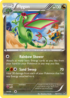 Flygon 76/111 Pokémon card from Furious Fists for sale at best price