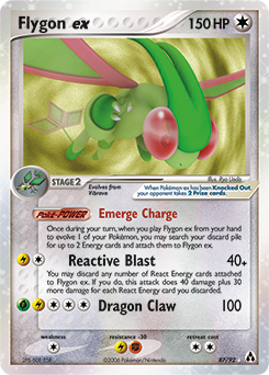 Flygon EX 87/92 Pokémon card from Ex Legend Maker for sale at best price