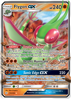 Flygon GX 110/236 Pokémon card from Cosmic Eclipse for sale at best price