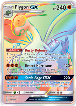 Flygon GX 256/236 Pokémon card from Cosmic Eclipse for sale at best price