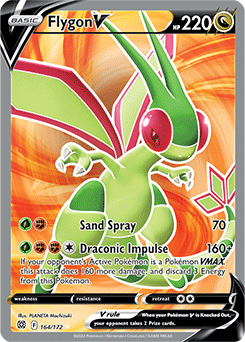 Flygon V 164/172 Pokémon card from Brilliant Stars for sale at best price