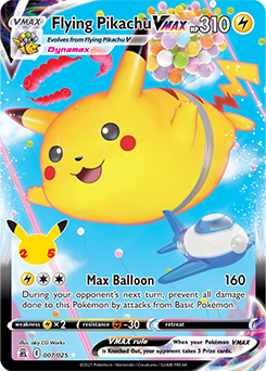 Flying Pikachu VMAX 7/25 Pokémon card from Celebrations for sale at best price