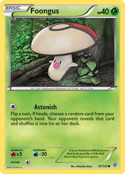 Foongus 12/135 Pokémon card from Plasma Storm for sale at best price