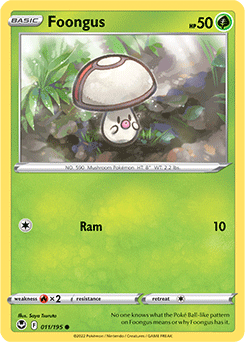 Foongus 011/195 Pokémon card from Silver Tempest for sale at best price