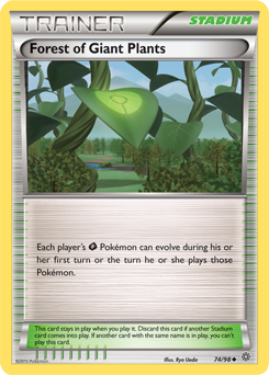 Forest of Giant Plants 74/98 Pokémon card from Ancient Origins for sale at best price