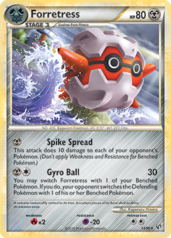 Forretress 13/90 Pokémon card from Undaunted for sale at best price