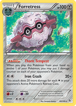 Forretress 60/106 Pokémon card from Flashfire for sale at best price