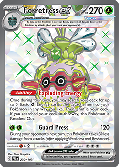 Forretress ex 230/193 Pokémon card from Paldea Evolved for sale at best price