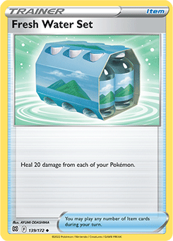 Fresh Water Set 139/172 Pokémon card from Brilliant Stars for sale at best price