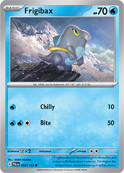 Frigibax 058/193 Pokémon card from Paldea Evolved for sale at best price