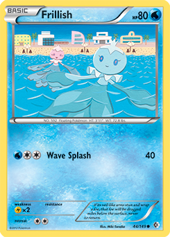 Frillish 44/149 Pokémon card from Boundaries Crossed for sale at best price