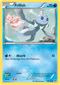 Frillish 38/135 Pokémon card from Plasma Storm for sale at best price