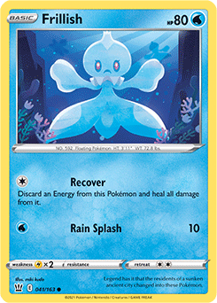 Frillish 41/163 Pokémon card from Battle Styles for sale at best price