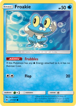 Froakie 21/131 Pokémon card from Forbidden Light for sale at best price