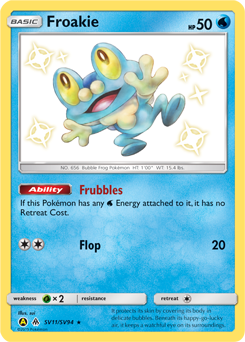Shining Pokémon Pokémon card Froakie SV11/SV94 from Hidden Fates expansion