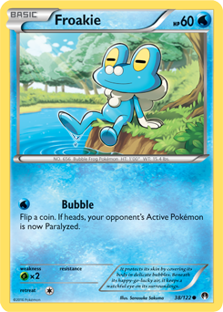 Froakie 38/122 Pokémon card from Breakpoint for sale at best price