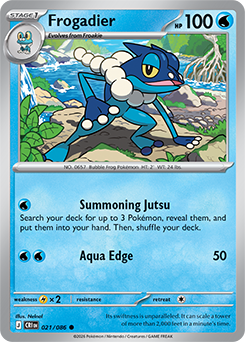 Carte Pokémon Communes Croâporal 21/86 de la série Chaos Ascendant