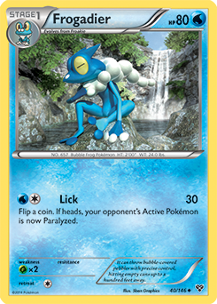 Frogadier 40/146 Pokémon card from X&Y for sale at best price