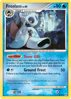 Carte Pokémon Froslass 2/99 de la série Arceus en vente au meilleur prix