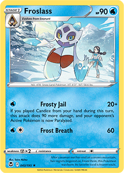 Froslass 043/195 Pokémon card from Silver Tempest for sale at best price