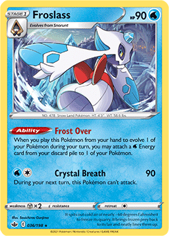 Froslass 36/198 Pokémon card from Chilling Reign for sale at best price