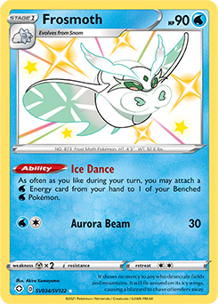 Shining Pokémon Pokémon card Frosmoth SV034/SV122 from Shining Fates expansion