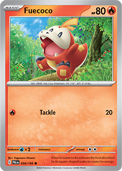 Fuecoco 034/193 Pokémon card from Paldea Evolved for sale at best price