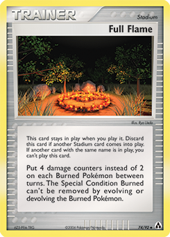Carte Pokémon Flamme maximale 74/92 de la série Ex Créateurs de Légendes en vente au meilleur prix