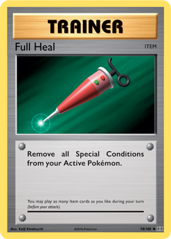 Full Heal 78/108 Pokémon card from Evolutions for sale at best price