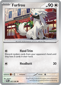 Furfrou 67/88 Pokémon card from Perfect Order for sale at best price