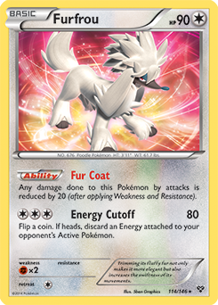 Furfrou 114/146 Pokémon card from X&Y for sale at best price