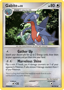 Gabite 48/123 Pokémon card from Mysterious Treasures for sale at best price