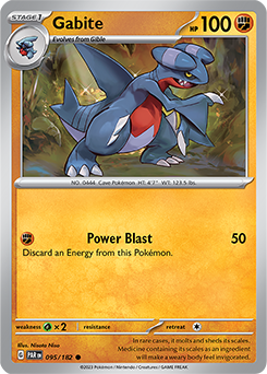 Gabite 95/182 Pokémon card from Paradox Rift for sale at best price