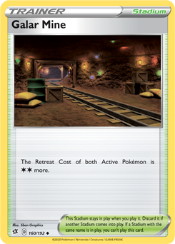 Galar Mine 160/192 Pokémon card from Rebel Clash for sale at best price