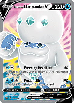 Galarian Darmanitan V 169/185 Pokémon card from Vivid Voltage for sale at best price