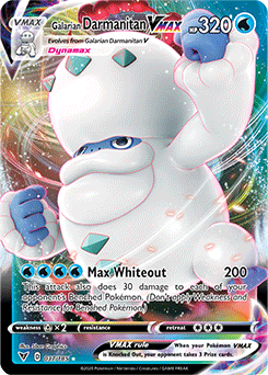 Galarian Darmanitan VMAX 037/185 Pokémon card from Vivid Voltage for sale at best price