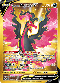 Galarian Moltres V 183/172 Pokémon card from Brilliant Stars for sale at best price