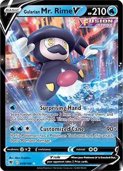 Galarian Mr. Rime V 049/189 Pokémon card from Astral Radiance for sale at best price