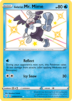 Galarian Mr. Mime SV020/SV122 Pokémon card from Shining Fates for sale at best price