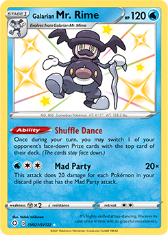 Galarian Mr. Rime SV021/SV122 Pokémon card from Shining Fates for sale at best price