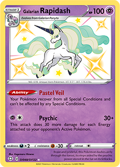 Galarian Rapidash SV048/SV122 Pokémon card from Shining Fates for sale at best price